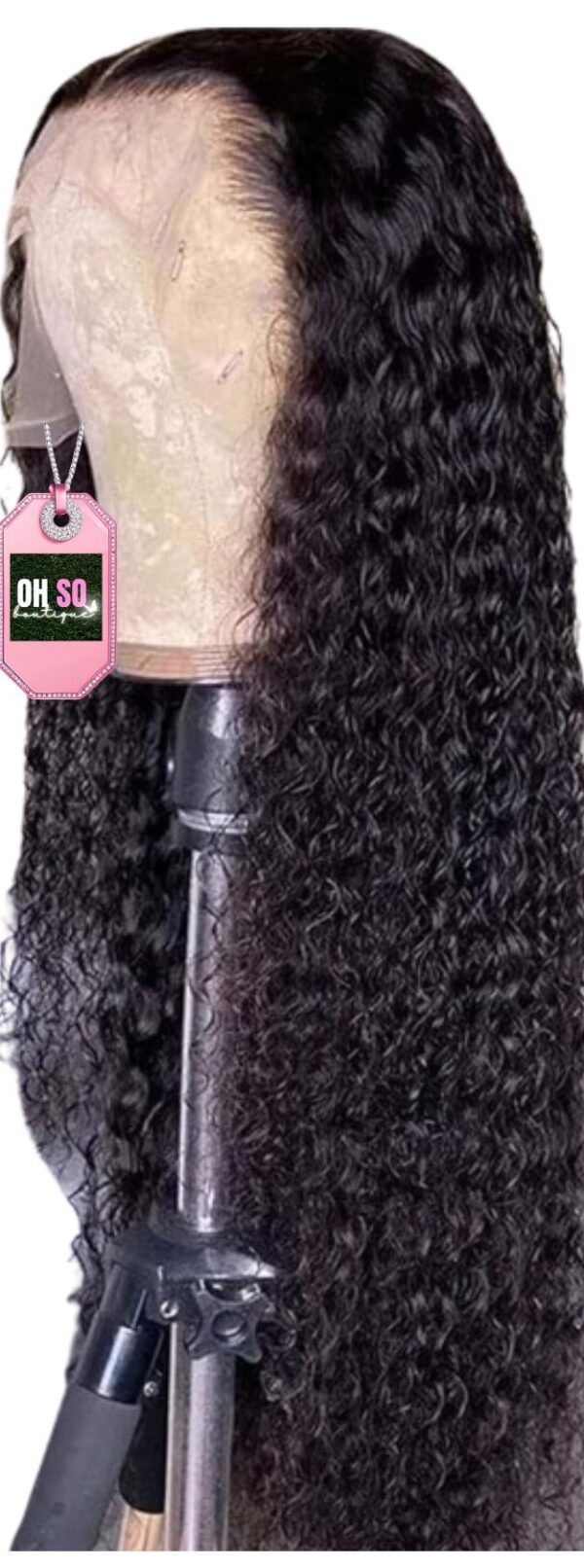 30 Inch Deep Wave Human Hair Pre-Plucked Lace Front Wig w/ Baby Hair - Image 3